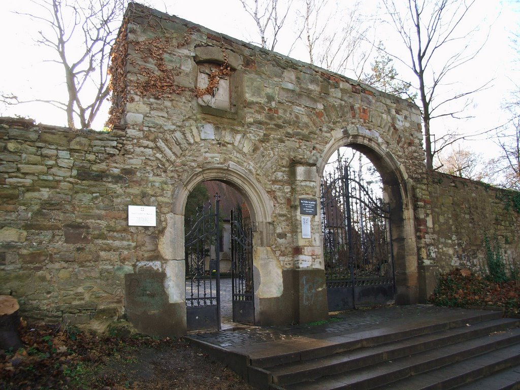Eingangstor Stadtfriedhof St. Maximi, Merseburg