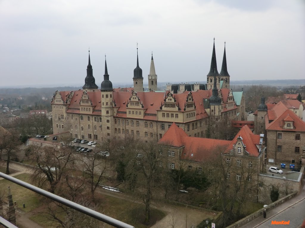 * Schlossansicht * in der Domstadt    > Merseburg  <  im April 2013