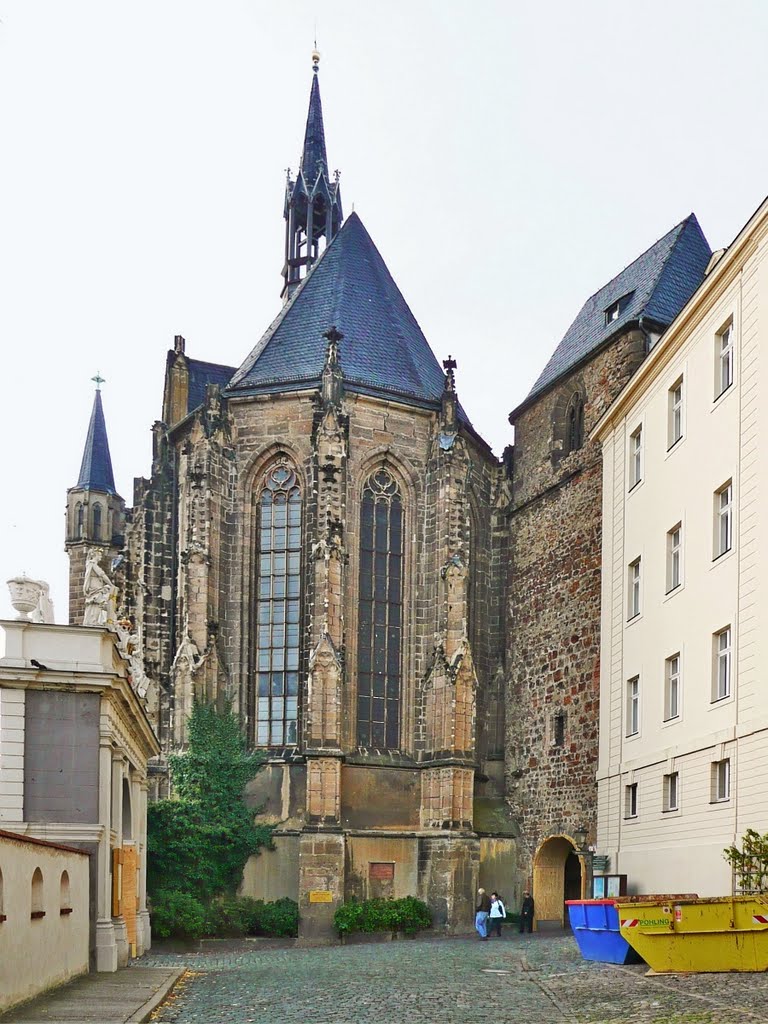 Schloß Altenburg - Schloßkirche (Rückansicht)
