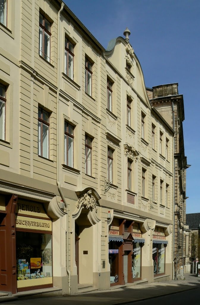 Altenburg - In diesem Haus - ehem. Gasthof "Stadt Gotha" kehrte Joh.Wolfgang von Goethe auf seiner Rückreise von Dresden nach Weimar am 18. Aug. 1813 ein