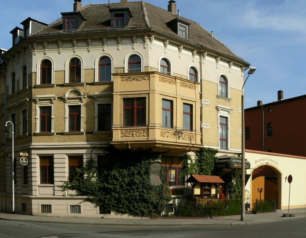Altenburg - Blick auf das Erlebnisrestaurant und Hotel "Wettiner Hof"