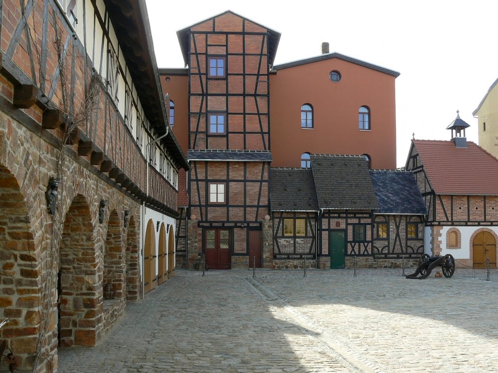 Altenburg - Blick in den Burgvogtey Ziegenhayn - Wo die Ritterspiele stattfinden
