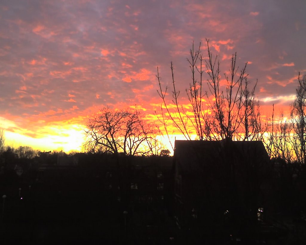brennender himmel