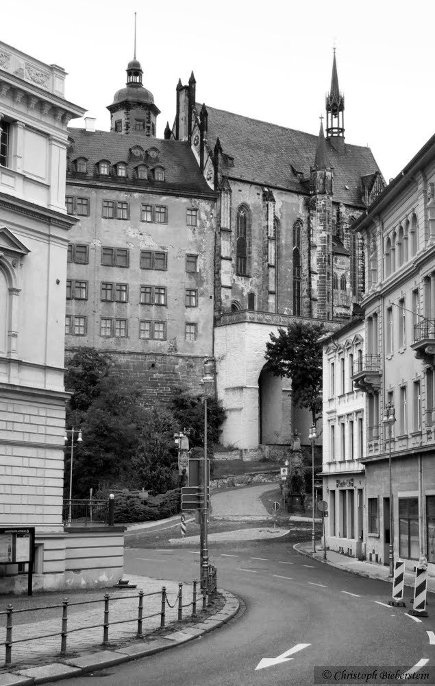 Altenburg, Juli 2012 (Blick von der Post zum Schloß Altenburg)