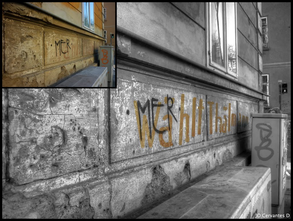 Wählt Thälmann Graffiti