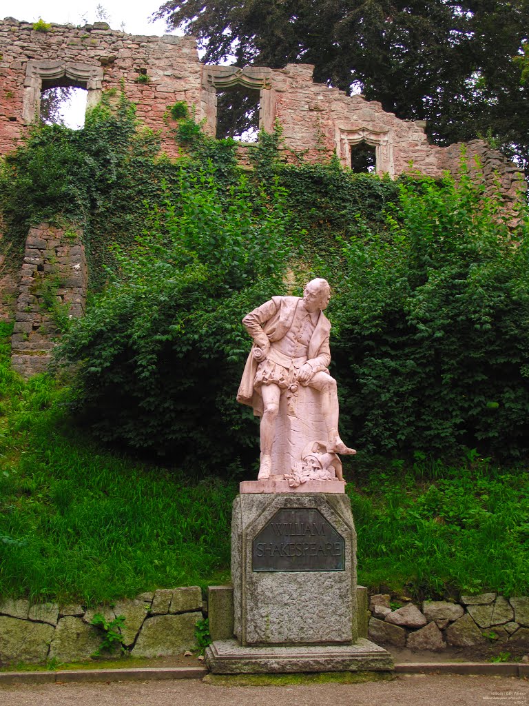 GER Weimar William Shakespeare in Park an der Ilm {in the rain} by KWOT {upload 23/4/2013 on his 397th yAD}