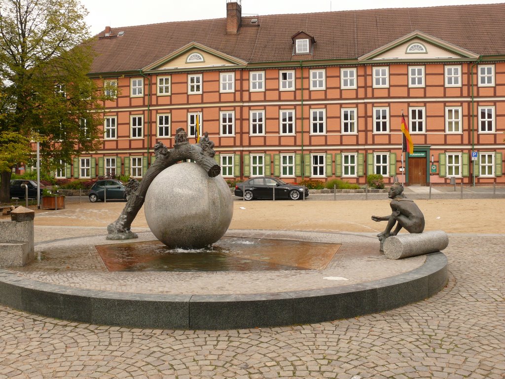 Wernigerode - Nicolaiplatz mit Brunnen