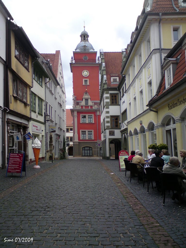 Quergasse, Richtung Rathaus