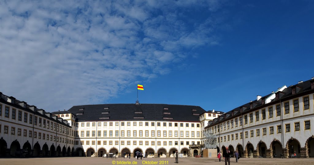 Innenhof Schloss Friedenstein in Gotha