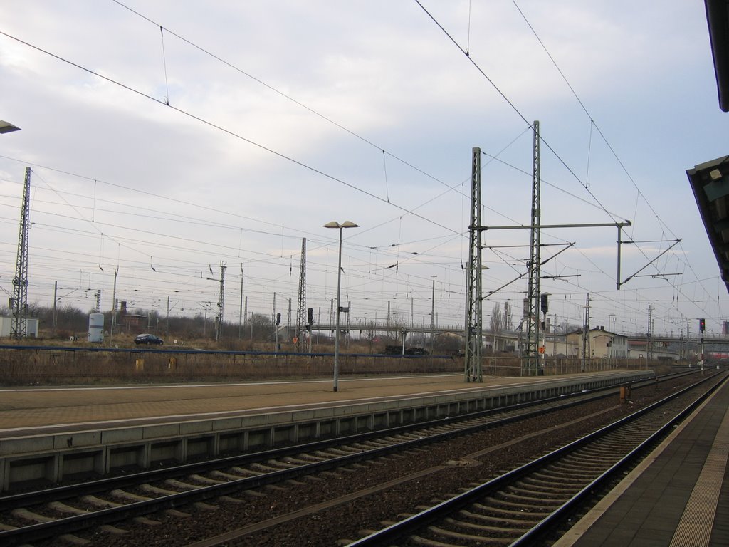 Bahnhof Nordhausen, Ausfahrt Richtung Wolkramshausen