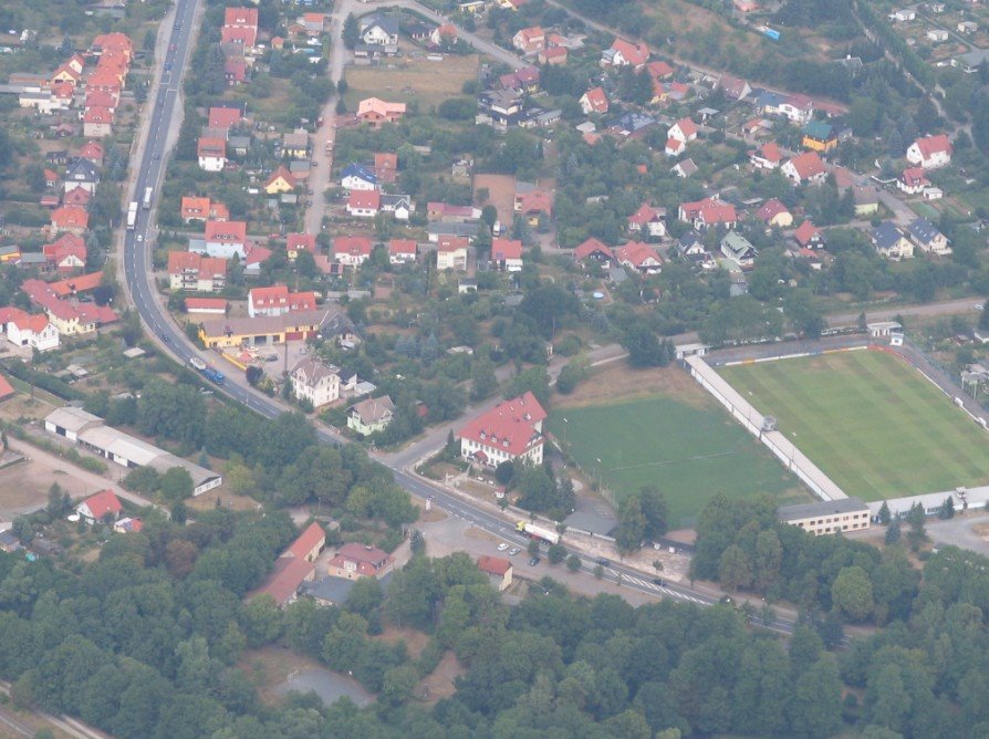 Nordhausen Luftaufnahme Krimderode aus Richtung Süden