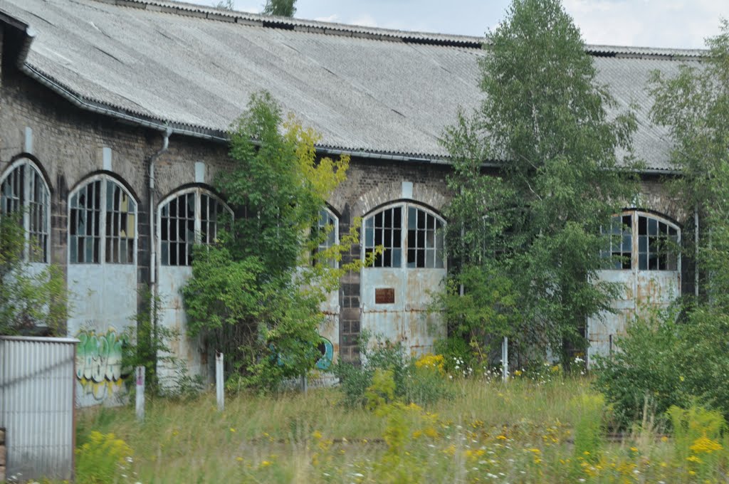 Ehemaliges Bahnbetriebswerk in Nordhausen von Siegfried Kremer