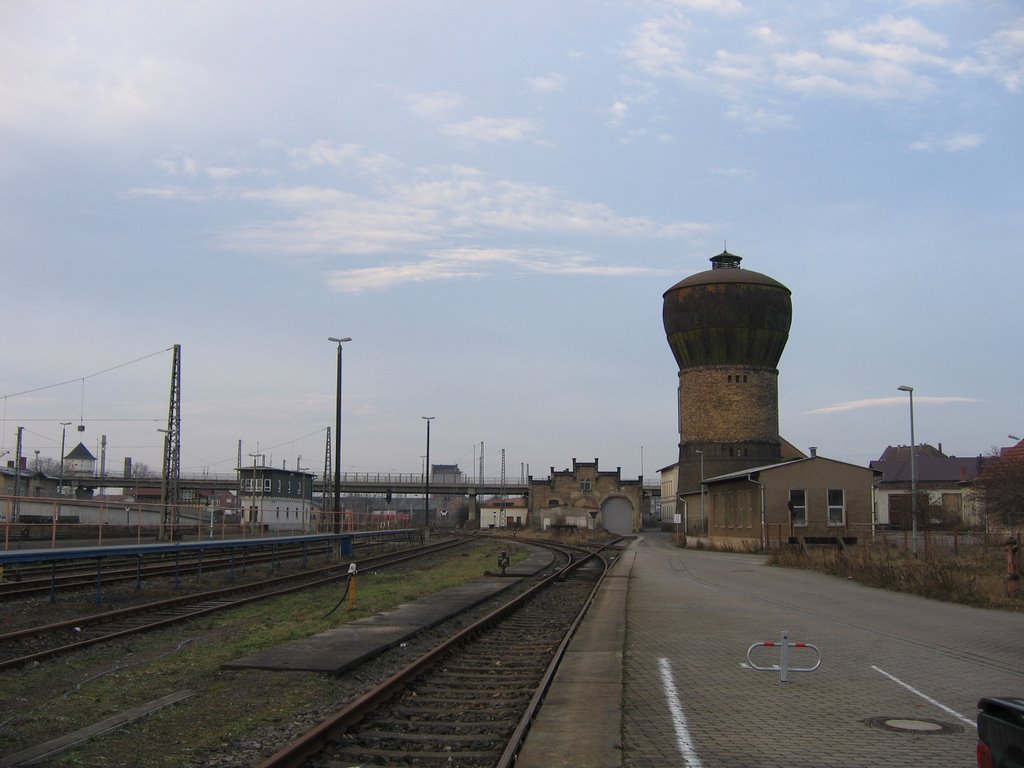 Nordhausen, Wasserturm am Bahnhof