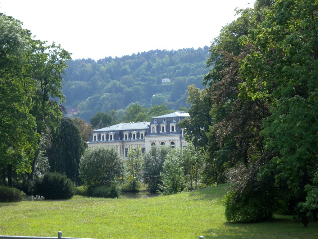 Stadtpark mit Palast