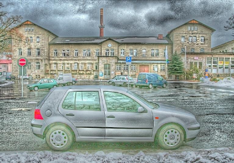 Bahnhof in Meiningen
