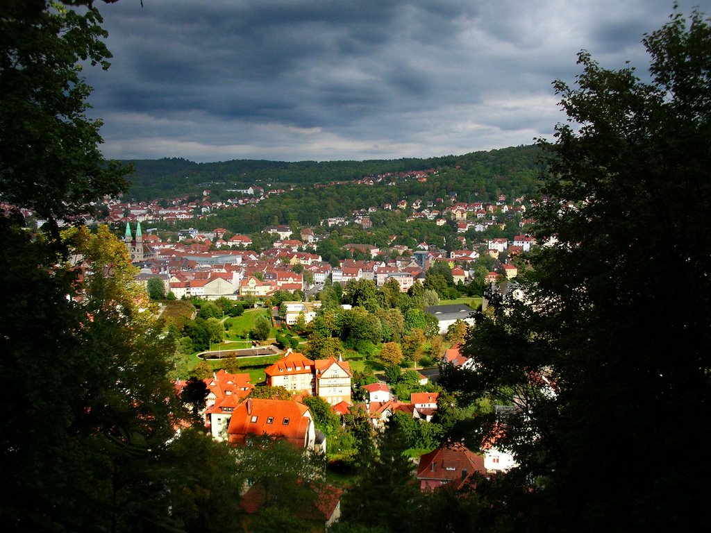 Blick über Meiningen