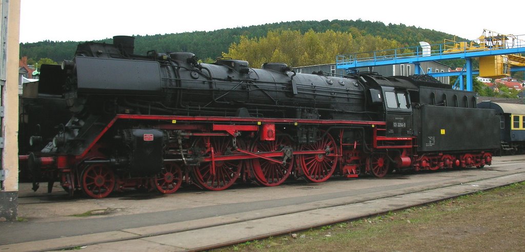03 2204-0 im Dampflokwerk in Meiningen 2009