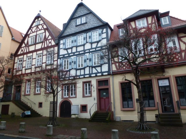 Historic Aschaffenburg: Half-timbered houses in Dalbergstr.