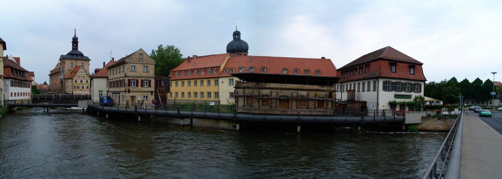 Blick von der Bischofsmühlbrücke