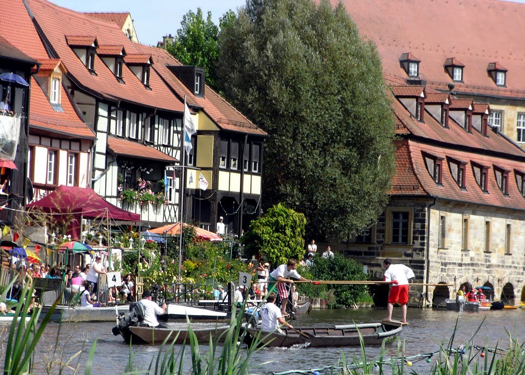 Bamberg, Klein-Venedig, Sandkerwa-Fischerstechen