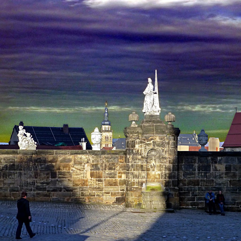Bamberg, Deutschland. Domplatz