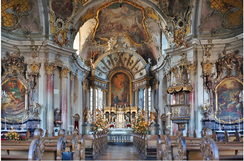 Das Rokoko-Kleinod Käppele in Würzburg - ein Meisterwerk Balthasar Neumanns / The Würzburg Chapel "Käppele"  - a Masterpiece of German Rococo / Please Enlarge