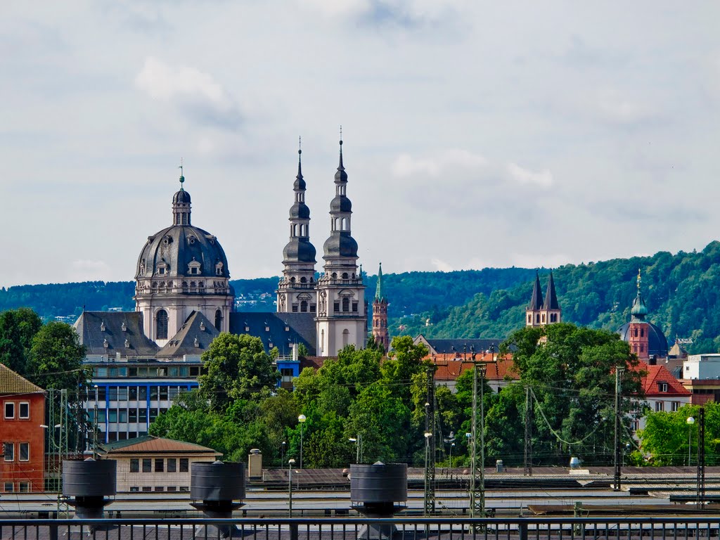 Blick über den Dächern von Würzburg.