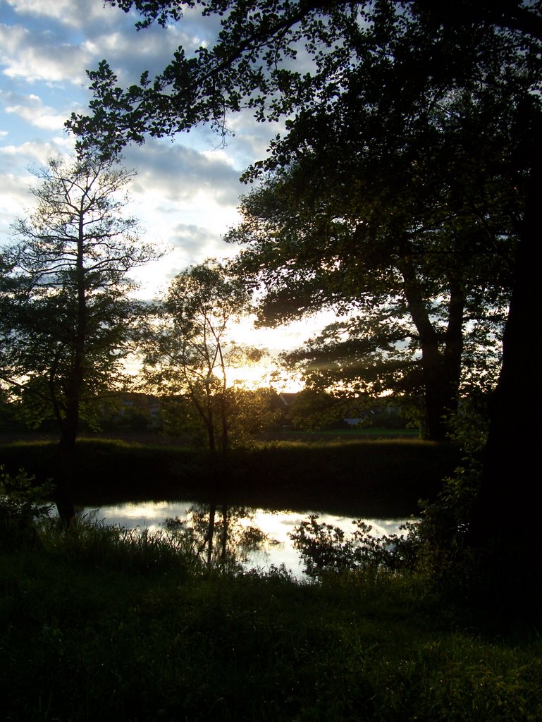 Sonnenuntergang über Alterlangen - Sunset over Alterlangen