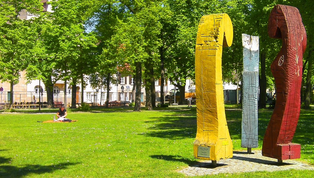 Tratschweiber auf dem Bohlenplatz