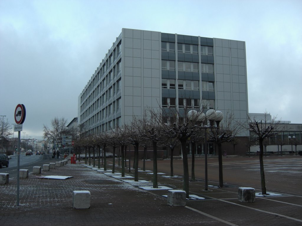 Werner-von-Siemens-Strasse in Erlangen (Blick nach NNO)