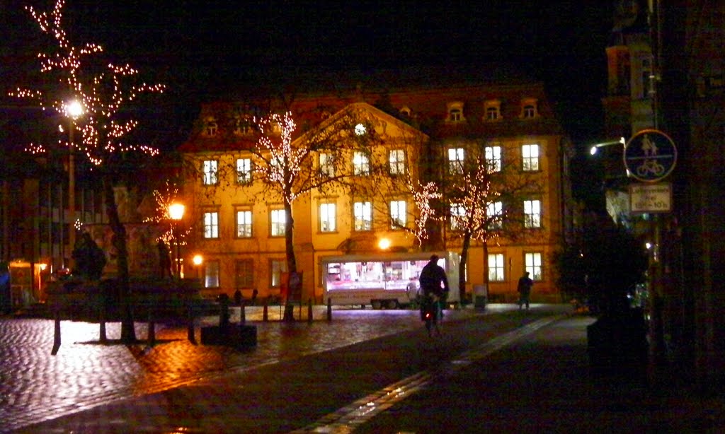 Der Marktplatz nach Weihnachten