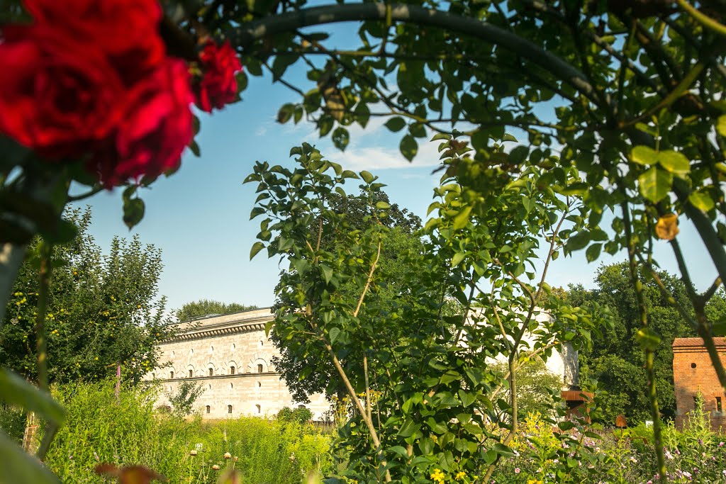 Verstohlener Blick auf die Festungsanlage Ingolstadt