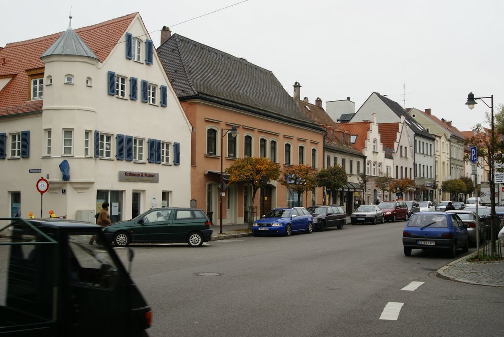 At the corner of Harderstraße and Adolf-Kolping-Straße - На пересечении улиц Harderstraße и Adolf-Kolping-Straße