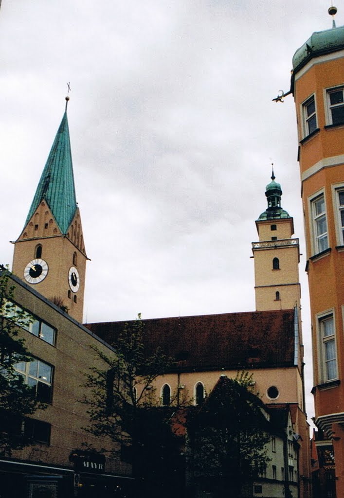 Ingolstadt, Moritzkirche und Pfeifenturm