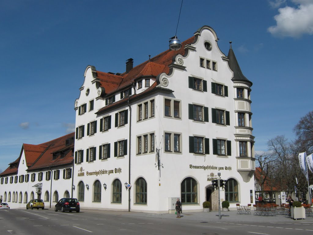 by Werner Rathai - Kempten:Allgäuer Brauereigaststätte zum Stift