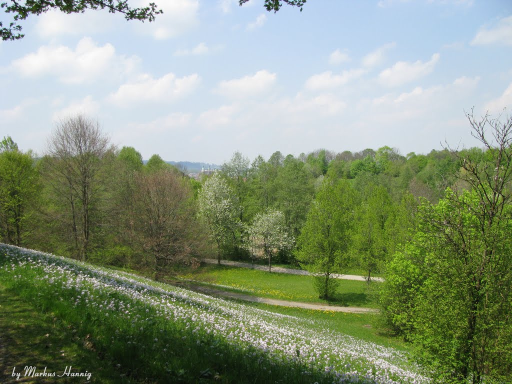 Der Engelhaldepark in Kempten