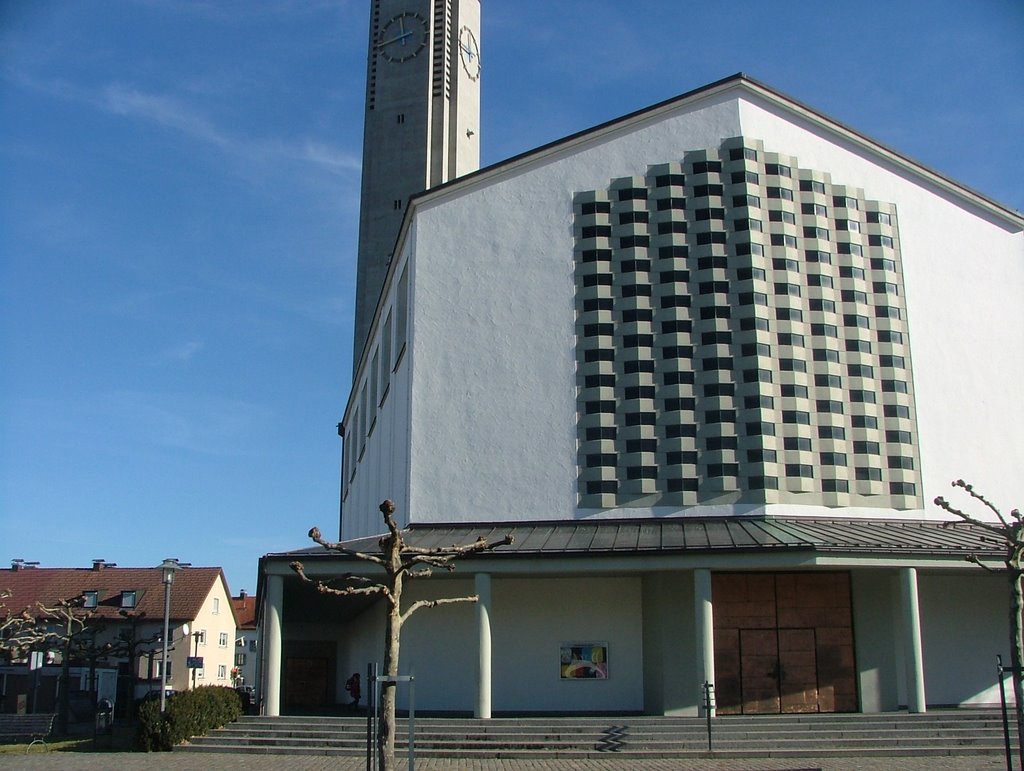 Die Ulrichskirche auf dem Lindenberg,Architekt Willy Hornung