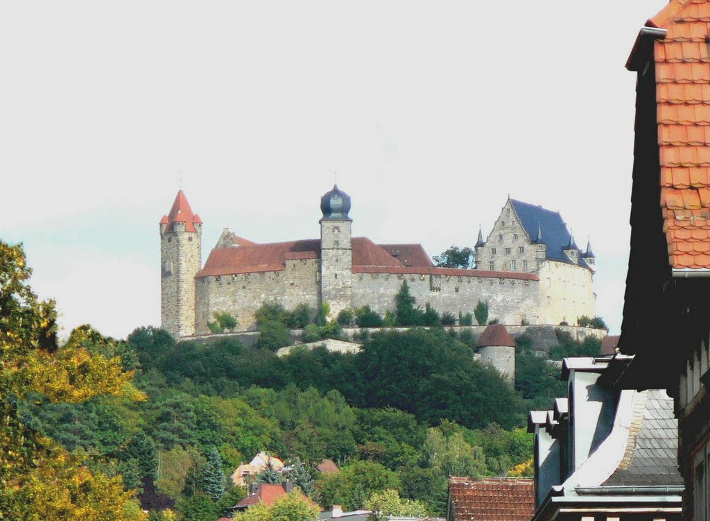 Veste Coburg, Blick von der Stadt aus