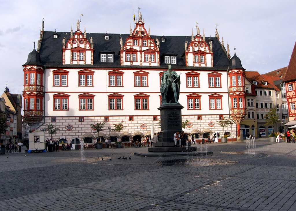 Coburg, Marktplatz und Stadthaus