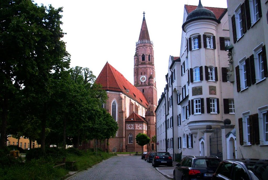 Landshut -kościół św. Jodoka / Landshut - st.Jodok church [gr]