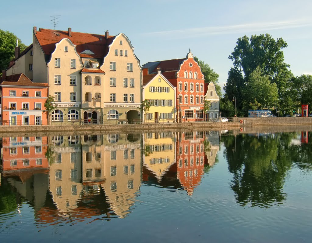 Landshut, an der Isar, vom Orbankai