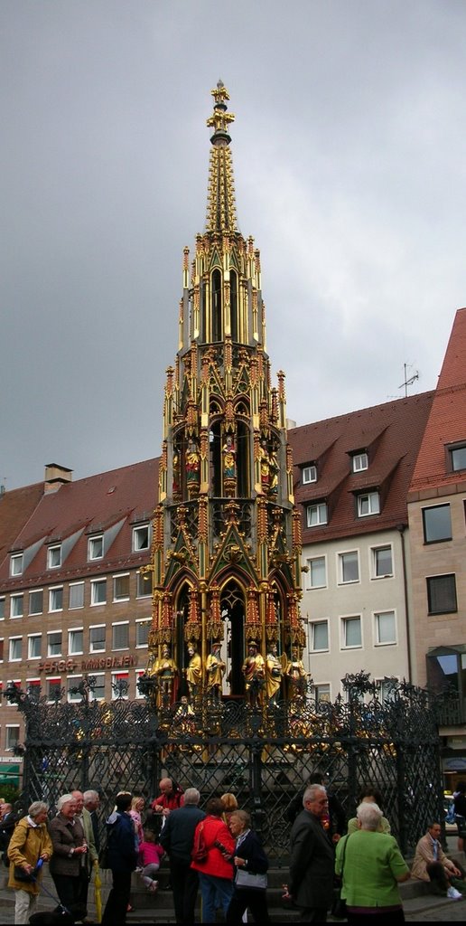 Brunnen in Nürnberg am Marktplatz