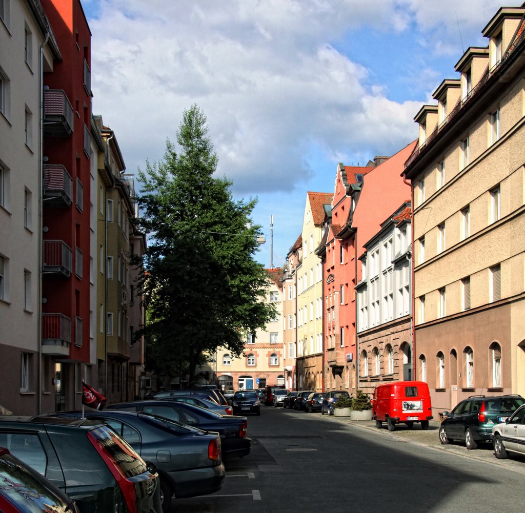 Selbst in den kleinsten Nebenstraßen...