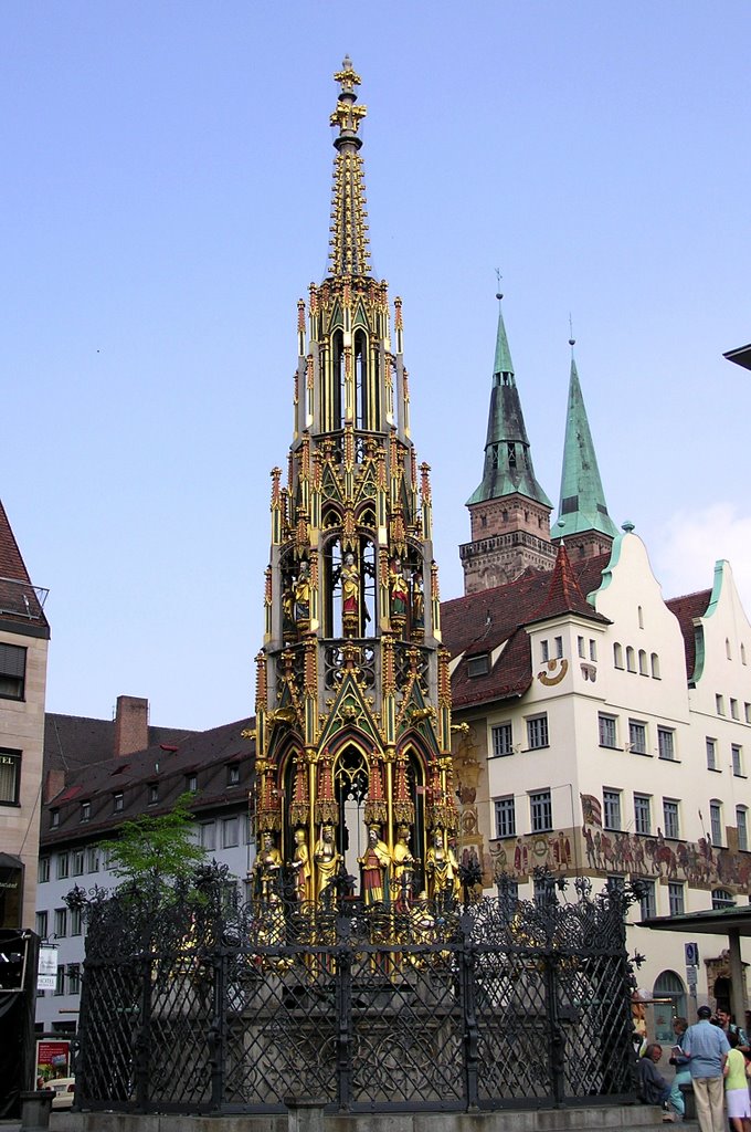 Goldener Brunnen in Nürnberg