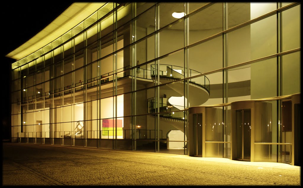 neues museum Nurnberg. night view
