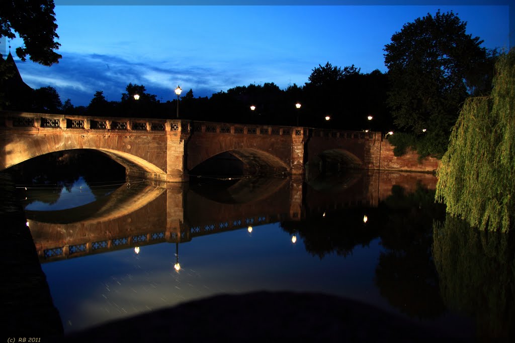 Maxbrücke Nürnberg • Blue Hour (1) • June 2011