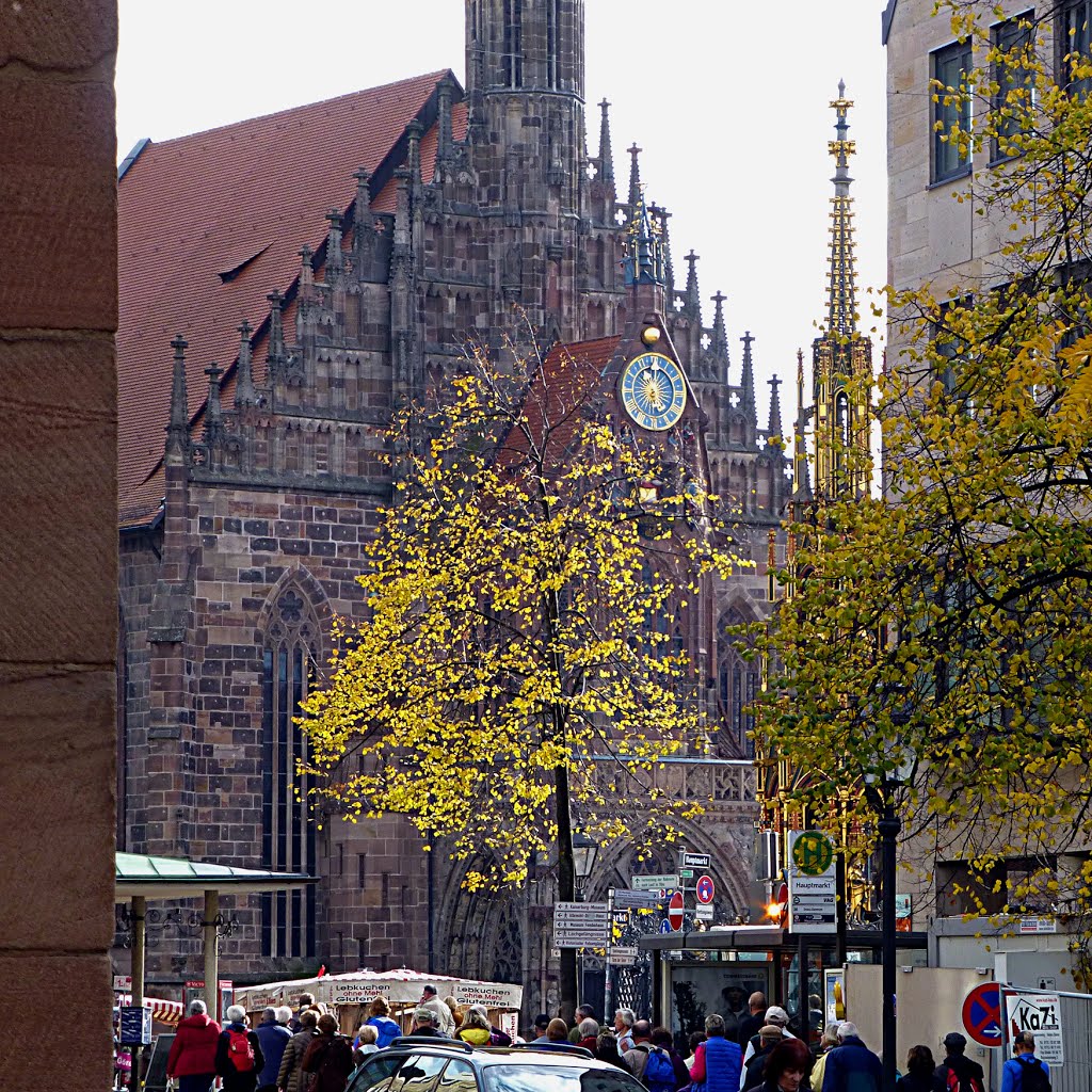 Nürnberg, Baum Hauptmarkt