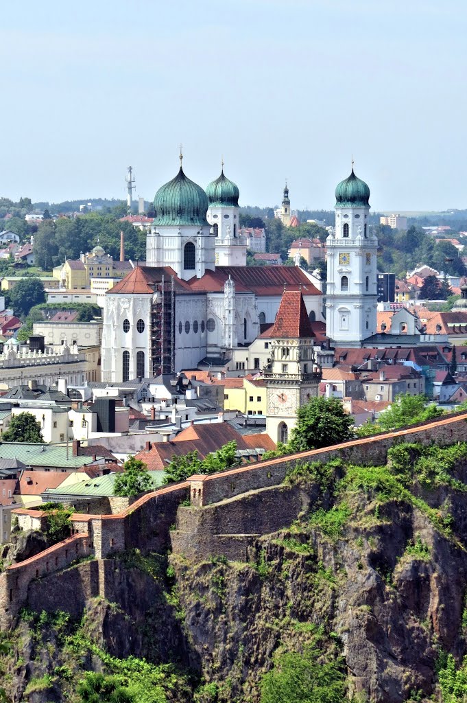 Passau, Dreiflüssestadt, Juni 2012