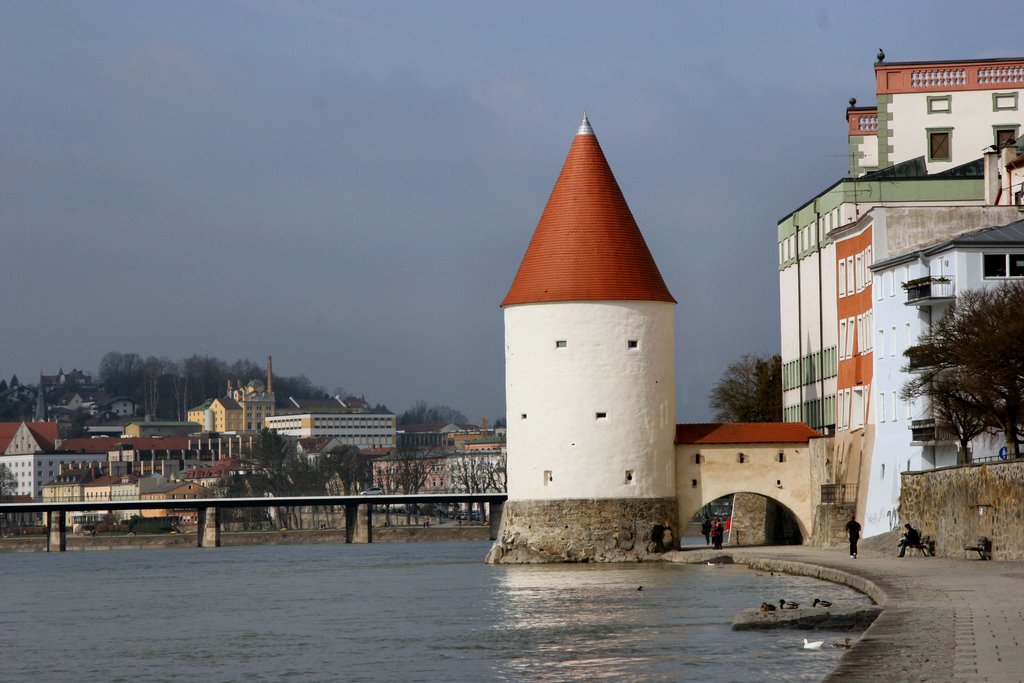 Innpromenade mit Scheiblingsturm