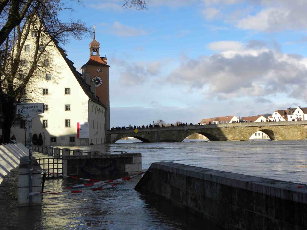 Steinerne Brücke, Regensburger Salzstadel